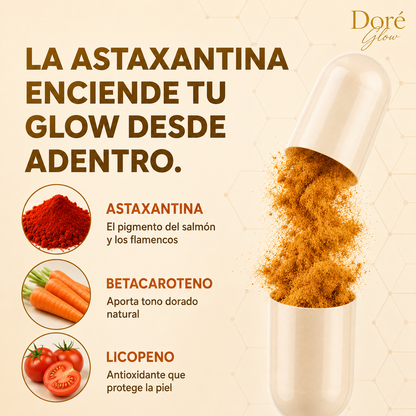 Doré Glow - Cápsulas Bronceadoras