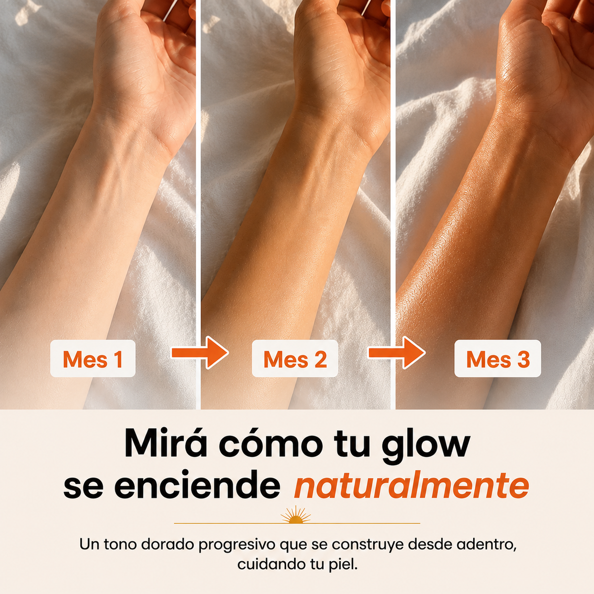 Doré Glow - Cápsulas Bronceadoras